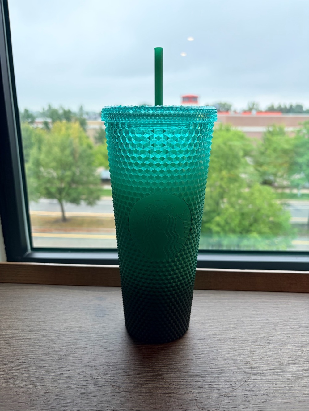 Starbucks Green ombré  Textured Studded Tumbler Venti NEW